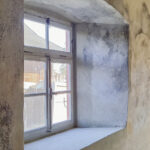 Fensterlaibung  nach der Restaurierung. 