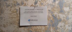 Kroißhaus Hinweis Handwerker