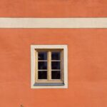 Musterfenster für historischen Leinölfarbanstrich