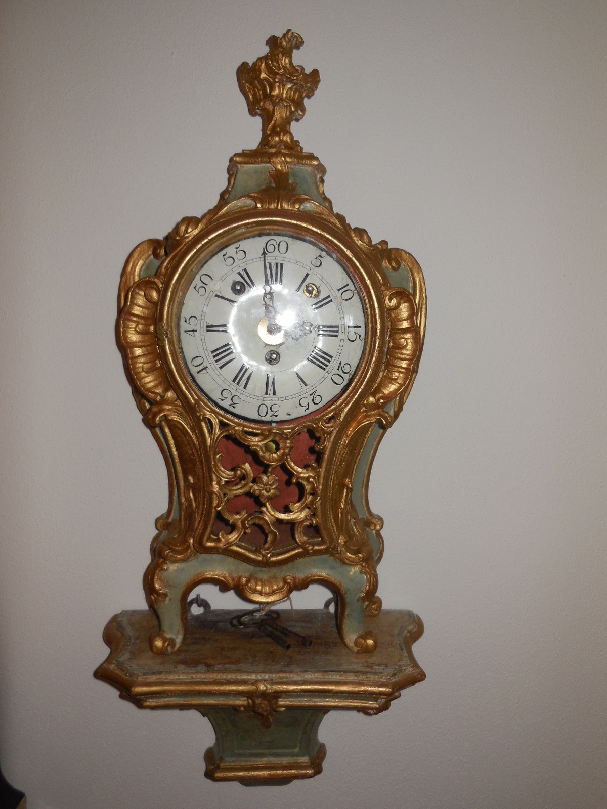 Uhr im Ausgangszustand